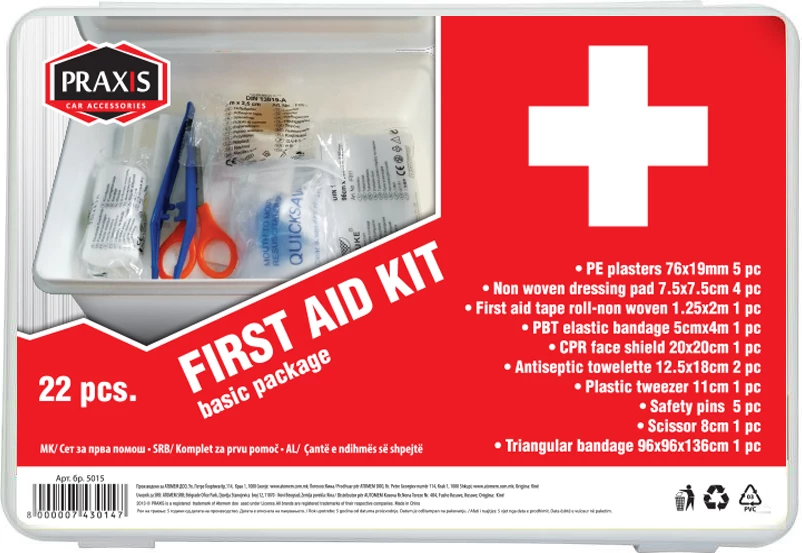 Kutia e ndihmës së parë Praxis