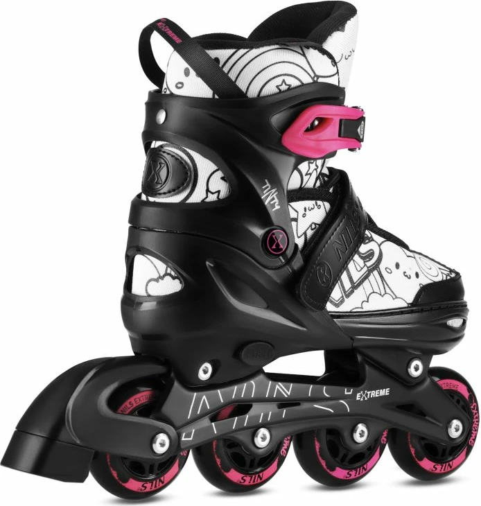 Rollera 4-në-1 Nils Extreme NH10907, rozë, madhësia S (31-34)
