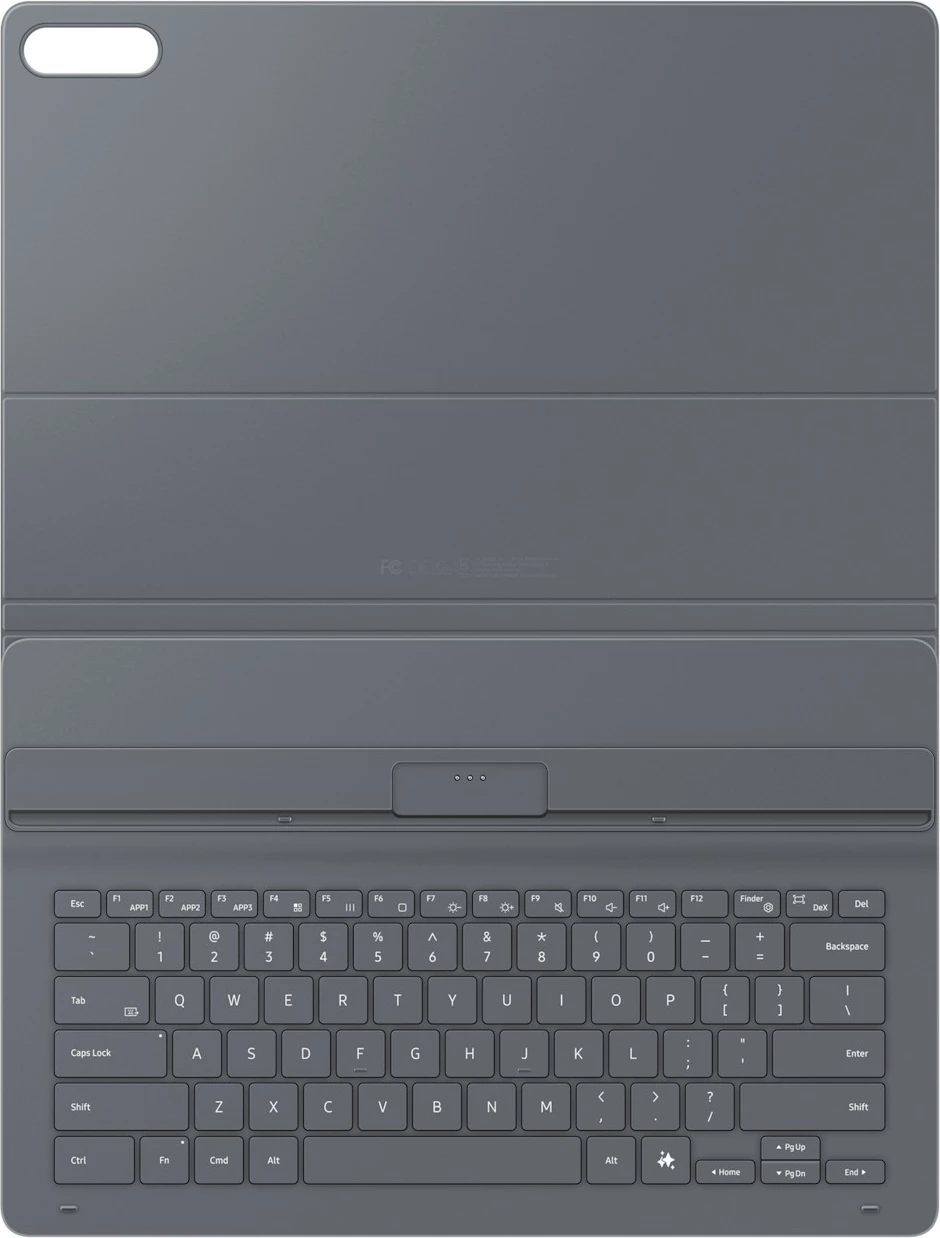 Mbështjellës me tastierë Samsung Book Cover Keyboard Slim për Tab S11 Ultra, e zezë
