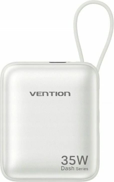 Power bank Vention 10000mAh 35W PD, bezhë