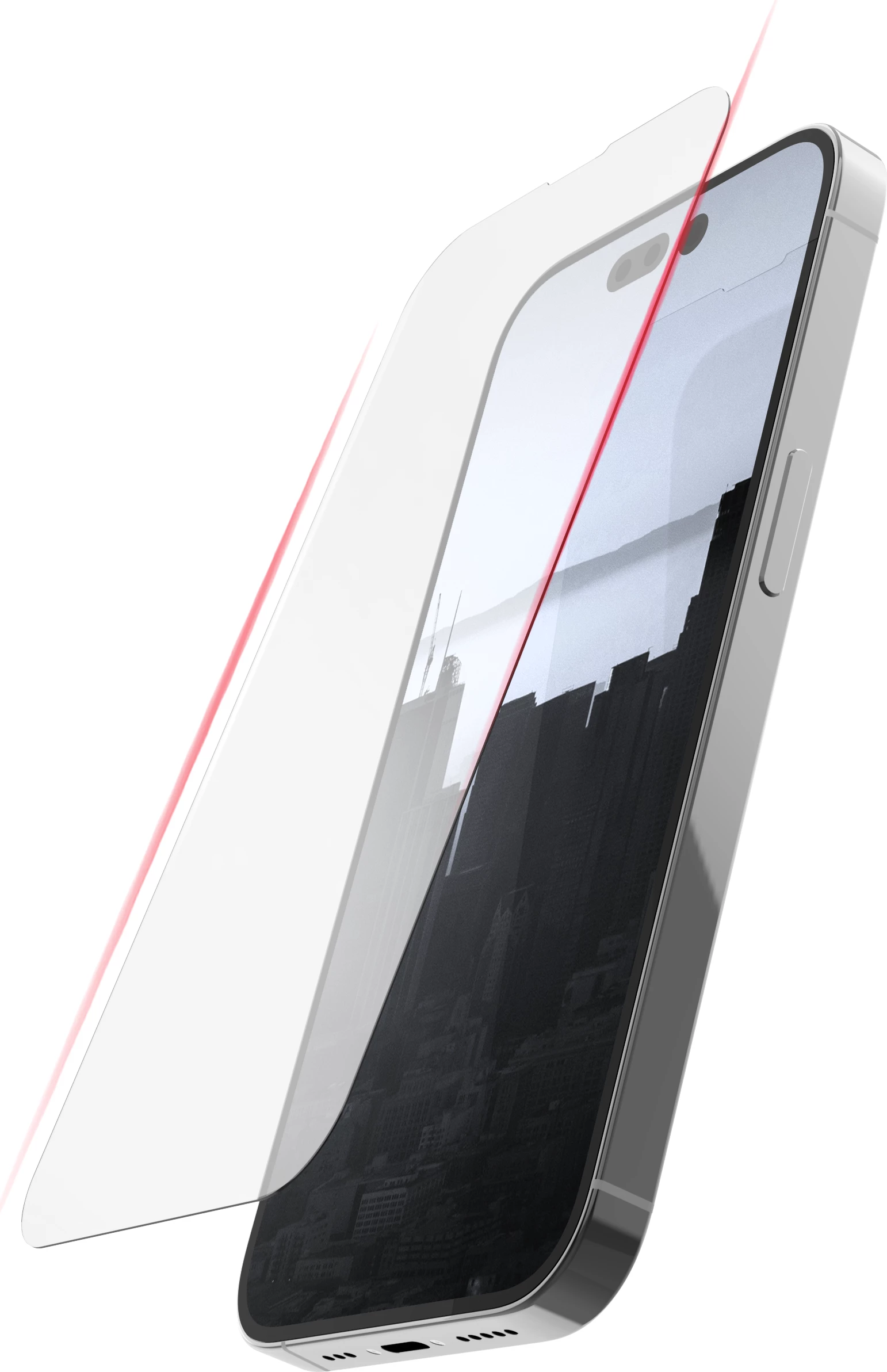 Xham mbrojtës Raptic X-Doria Full Glass për iPhone 14 Pro, transparent