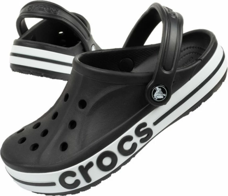 Papuqe Crocs Bayaband U, për meshkuj dhe femra, të zeza [Madhësia: 37.5]