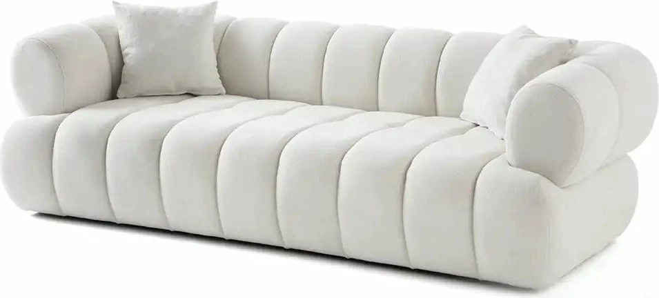 Divan treshe Petra, Atelier del Sofa, i bardhë