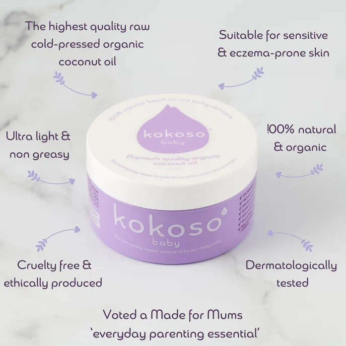 Vaj Kokoso Baby Coconut Oil, 168 gr