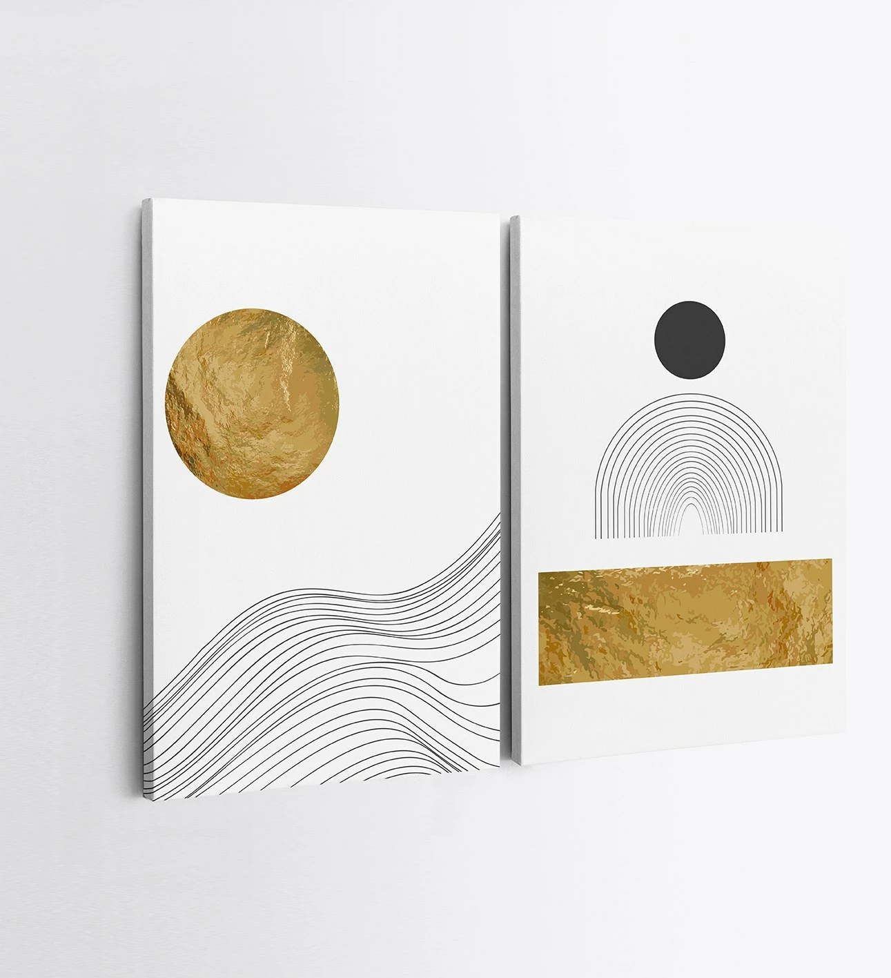 Pikturë dekorative në kanavacë (2 copë), Wallity, 2KNV4255, 70x100 cm
