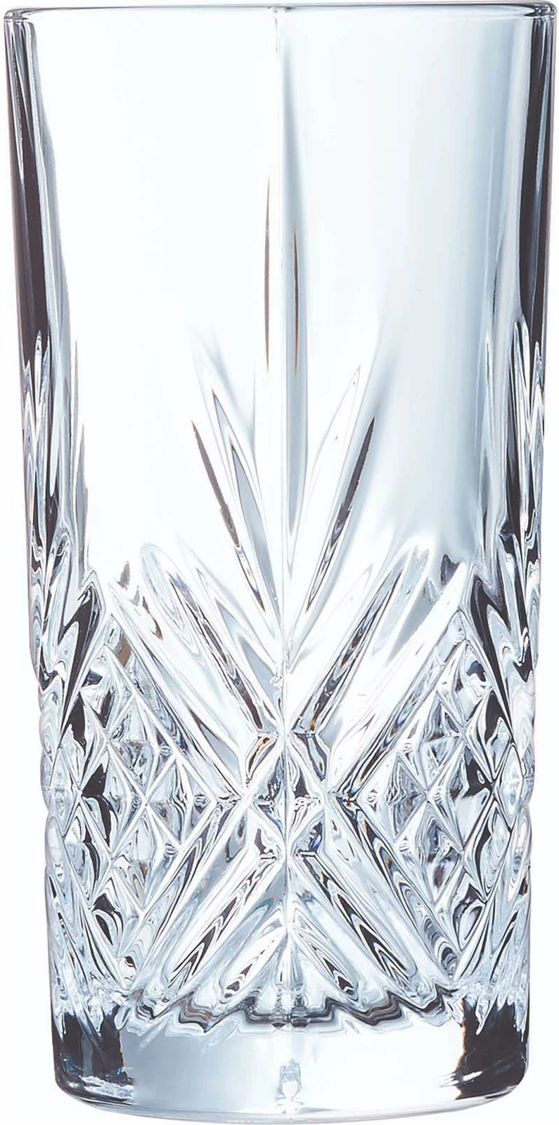 Gotë highball Arcoroc Broadway 280 ml, transparente, set 6 copë