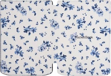 Mbështjellës PocketBook Shell Flowers për Verse/Verse Pro 6", eko-lëkurë, shumëngjyrësh