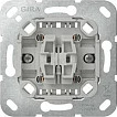 Switch rroker GIRA 315500, wechsler 2-modul, 10A, 250V, krom/gri