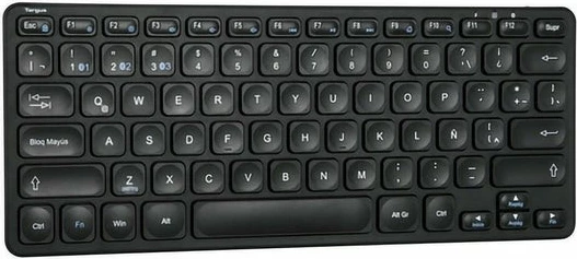 Tastierë Targus kompakte, Bluetooth 5.1, QWERTY spanjoll, e zezë