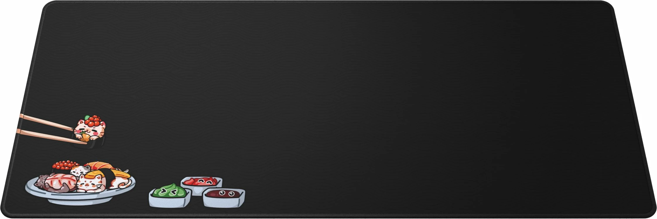 Mauspad Dark Project Sushi Cats Dark XL DPMP_SUCATS_DARK_XL 90×40 cm 4 mm, i zi