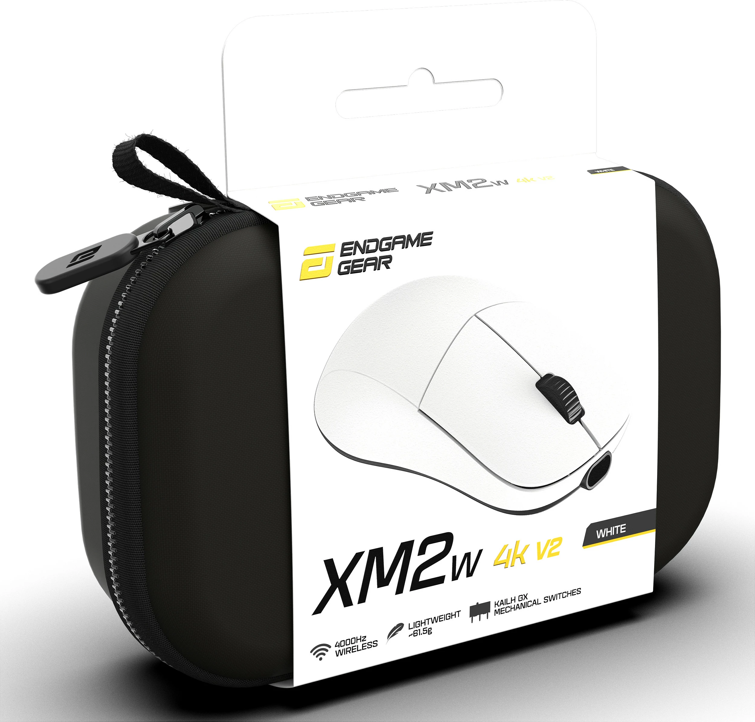 Maus gaming Endgame Gear XM2w 4K v2, i bardhë