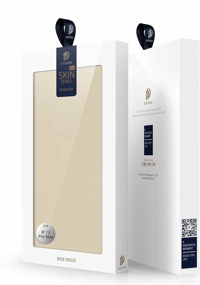 Mbështjellës Dux Ducis Skin Pro Bookcase për iPhone 13 Pro Max, ari