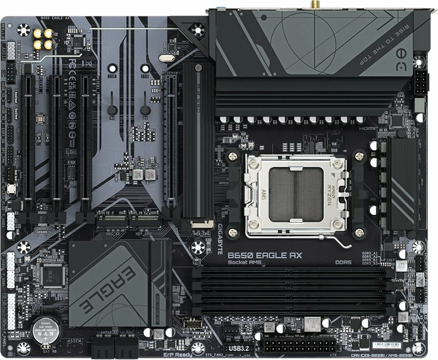 Pllakë amë Gigabyte B650 EAGLE AX ATX, DDR5, Wi‑Fi 6E, Bluetooth 5