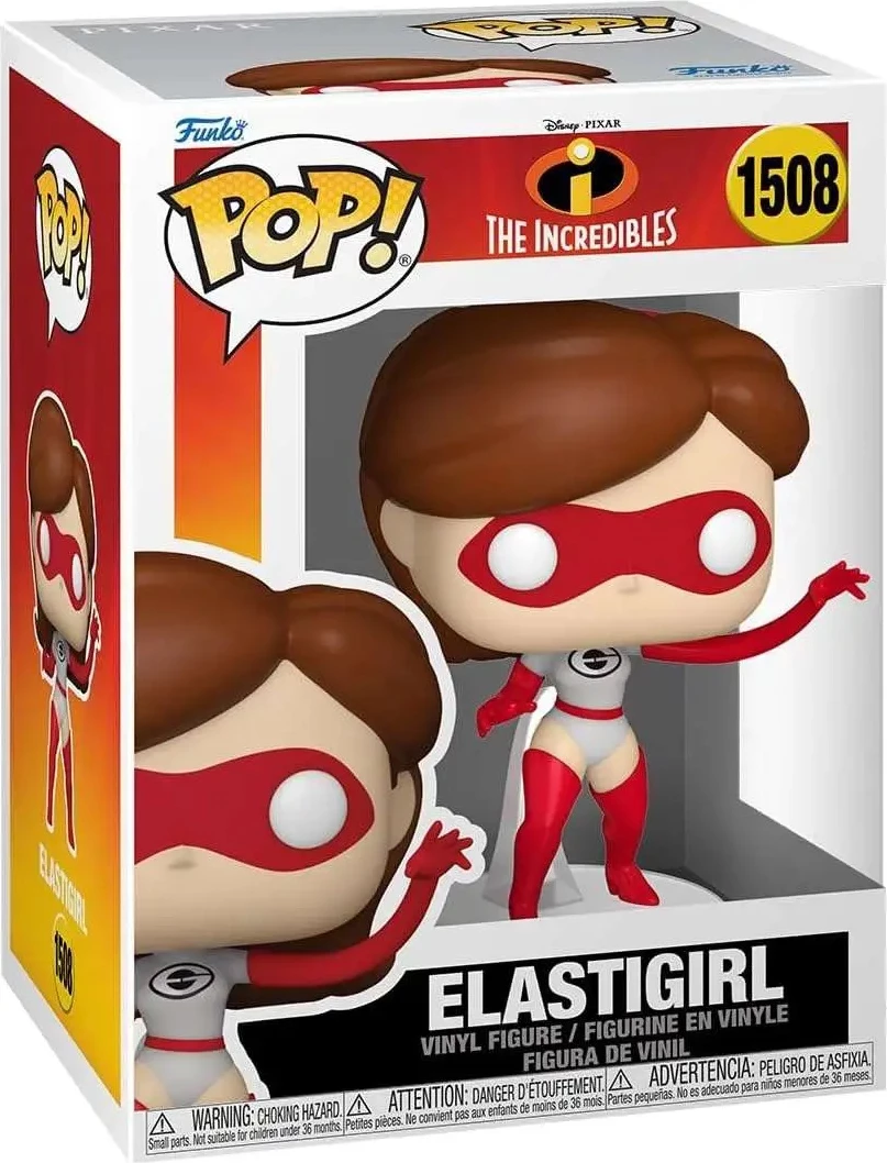 Figurinë koleksionuese Funko Pop! Disney The Incredibles Elastigirl, variantë CHASE (rastësore)