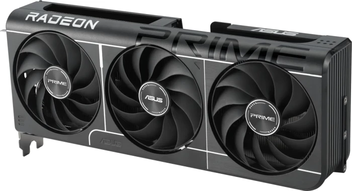 Kartelë grafike ASUS Prime Radeon RX 9060 XT OC 16GB GDDR6 PCIe 5.0 PRIME-RX9060XT-O16G, e zezë