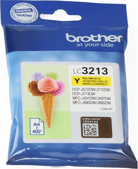 Fishek boje, Brother, LC-3213Y, XL 400 faqe, e verdhë