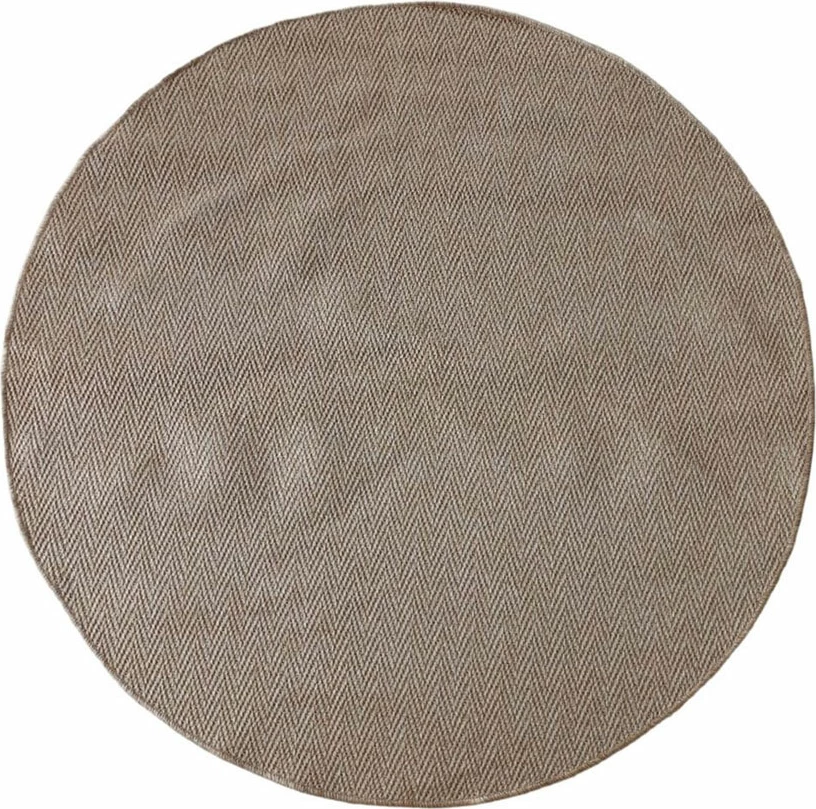 Qilim KADER për dhomë dite ose jashtë, 150x150 cm, bezhë