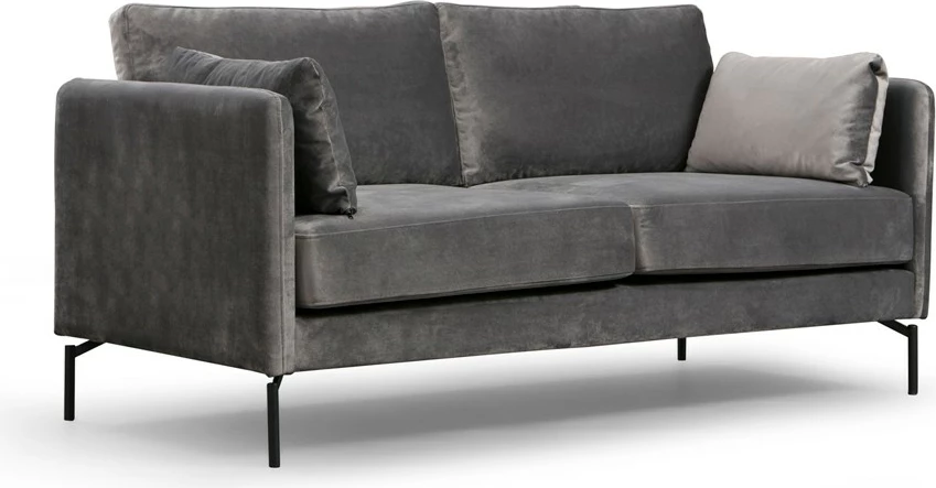 Divan dy ulës, ngjyrë gri, Sino 2 Seater