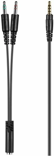 Kufje me mikrofon Sandberg MiniJack Chat Headset 126-15, 3.5mm, kabllo 1.8m, zi, set me adapter