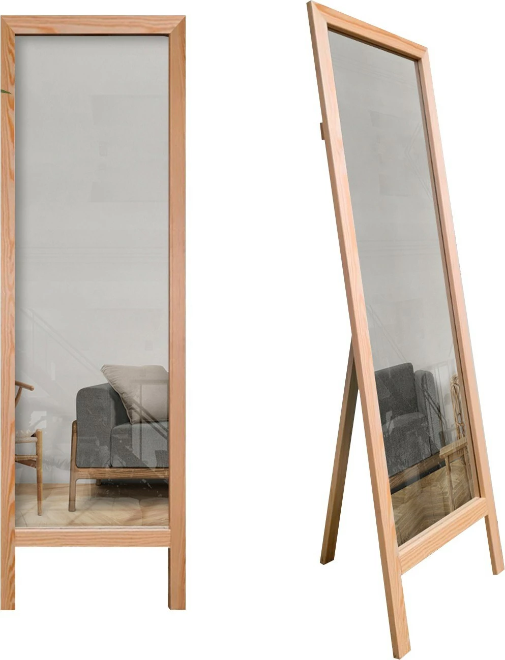 Pasqyrë Cheval, ngjyrë natyrale, Hanah Home