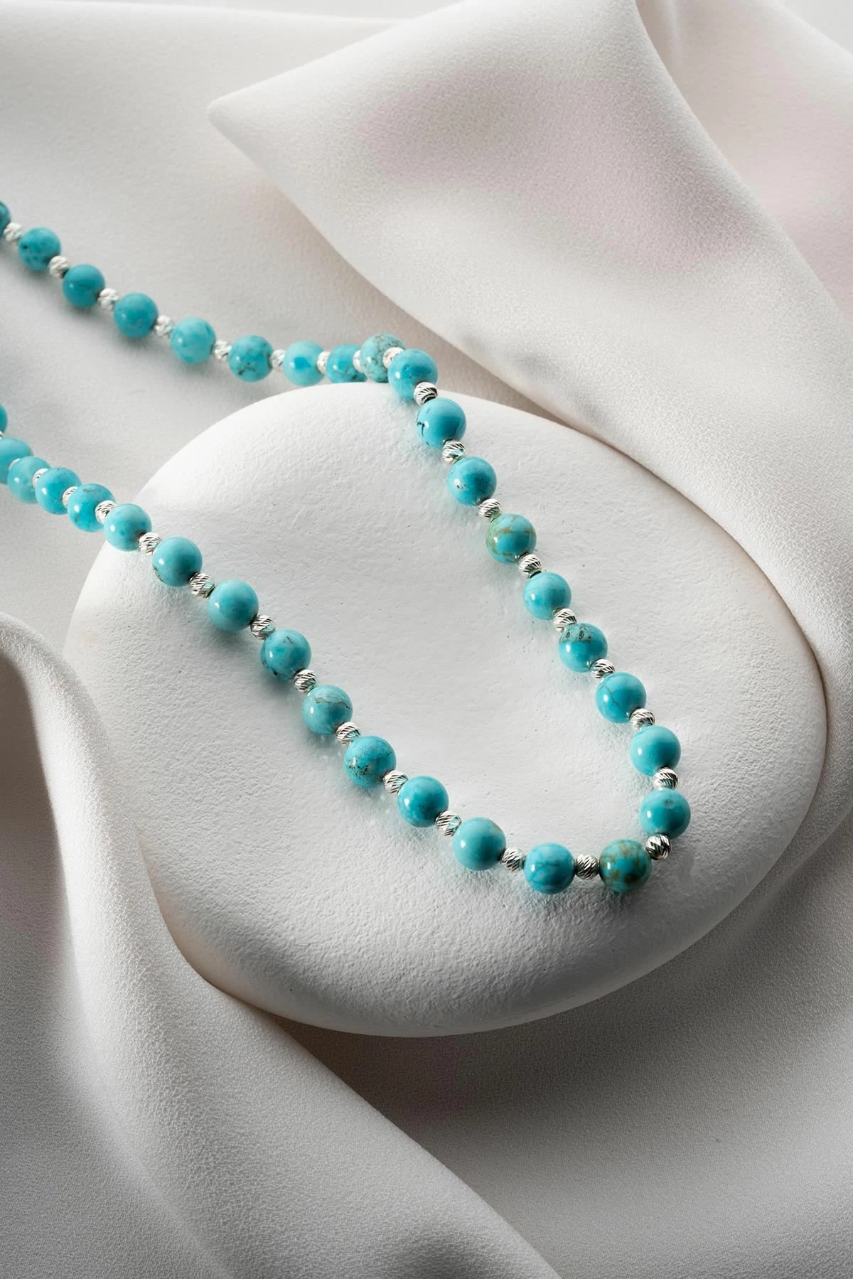 Varëse argjendi, gur natyral turquoise, Jumeon, NRZ1000409