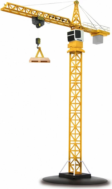 Vinç kulle me telekomandë Jamara 405109, 1:20, 2.4 GHz, 100 cm, i verdhë