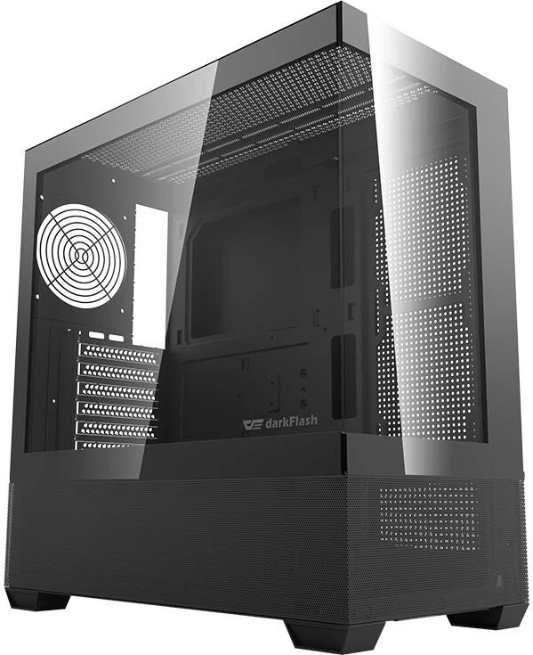 Kasë Darkflash DS900 AIR, Middle Tower, ATX/M-ATX/ITX, xham i temperuar, e zezë
