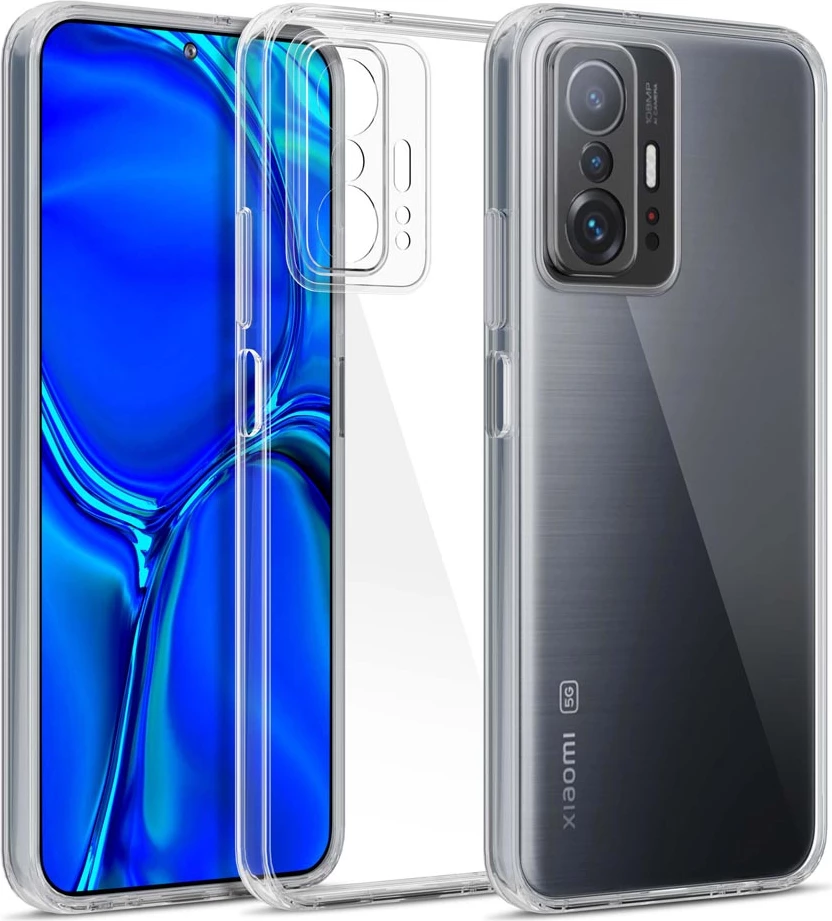 Mbështjellës 3mk Clear Case për Xiaomi 11T / 11T Pro, transparent