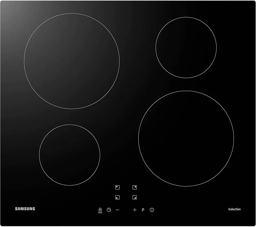 Pianurë induksioni Samsung NZ64M3NM1BB/OL 4 zona gatimi Power Boost Smart Touch, e zezë