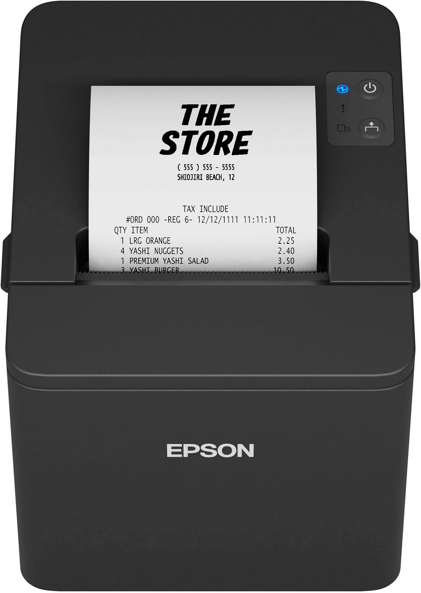 Printer termik Epson TM-T20IV, USB/RS232, 203 dpi, prerës automatik, i zi