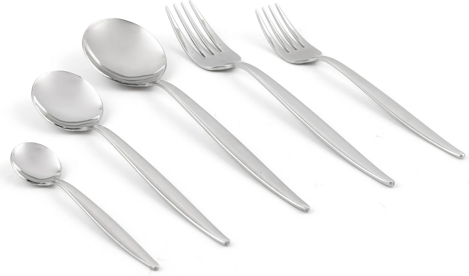 Set lugësh dhe pirunësh, 60 copë, Hermia, D44