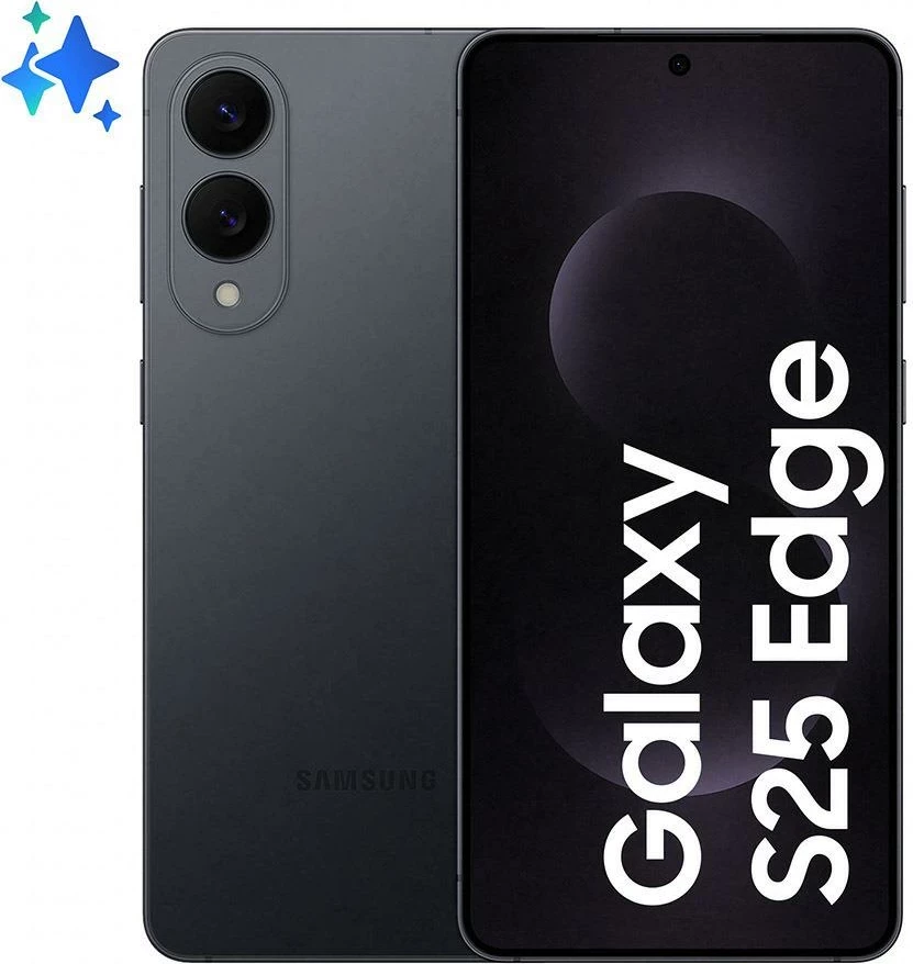 Celular Samsung Galaxy S25 Edge SM-S937 12GB 256GB 5G Titanium Jetblack