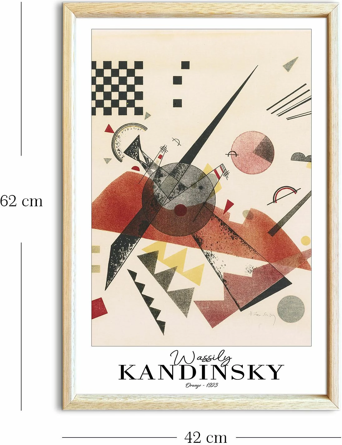 Pikturë dekorative me kornizë, Wallity, 4262AHSKANDINSKY-032