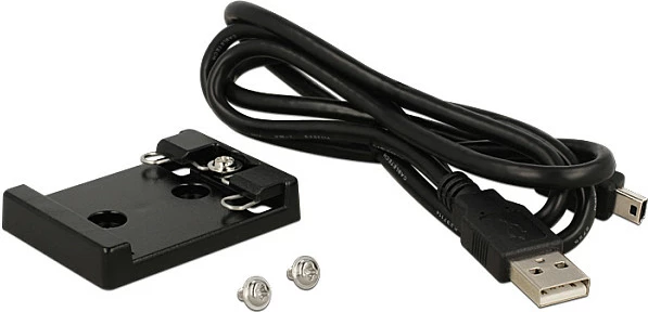 Konvertues USB në RS-422/485 DeLOCK 62501, USB 2.0, izolim galvanik, i zi/jeshil