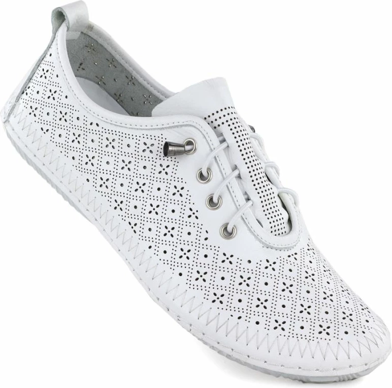 Këpucë lëkure për femra T.Sokolski 1302, të bardha