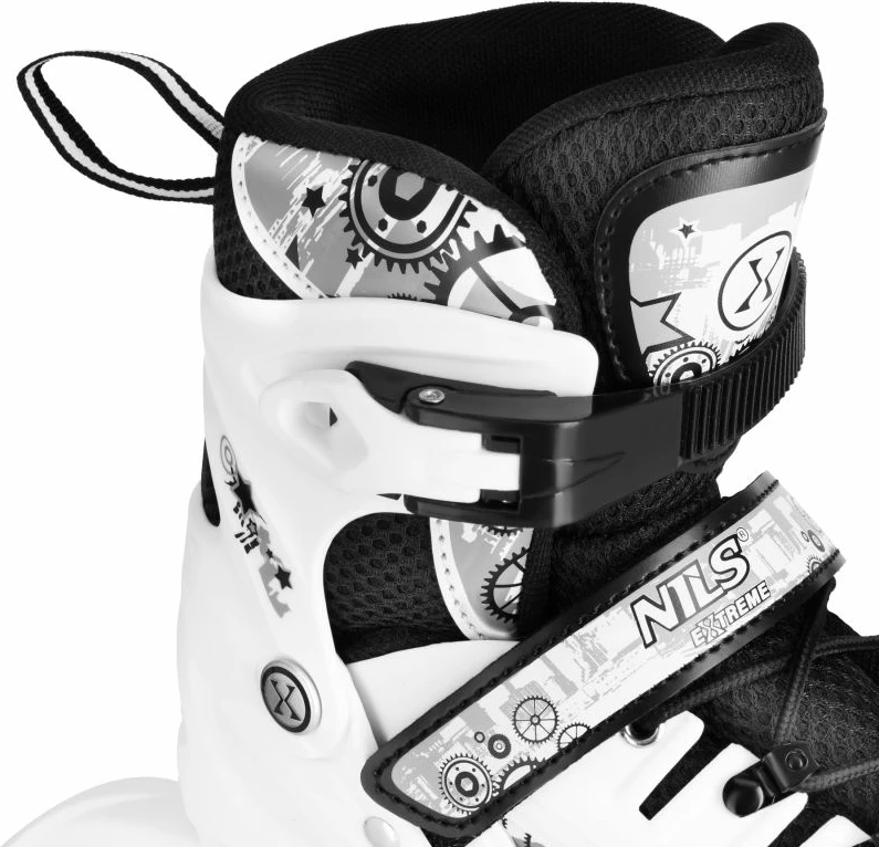 Rollera Nils Extreme NH10905 4in1 LED, të bardha, madhësia M (35-38)