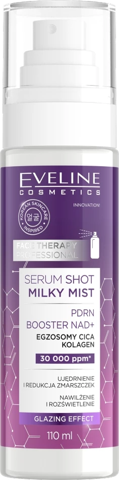 Mist-serum për femra Eveline Cosmetics Serum Shot Milk Mist PDRN Booster NAD+, 110ml