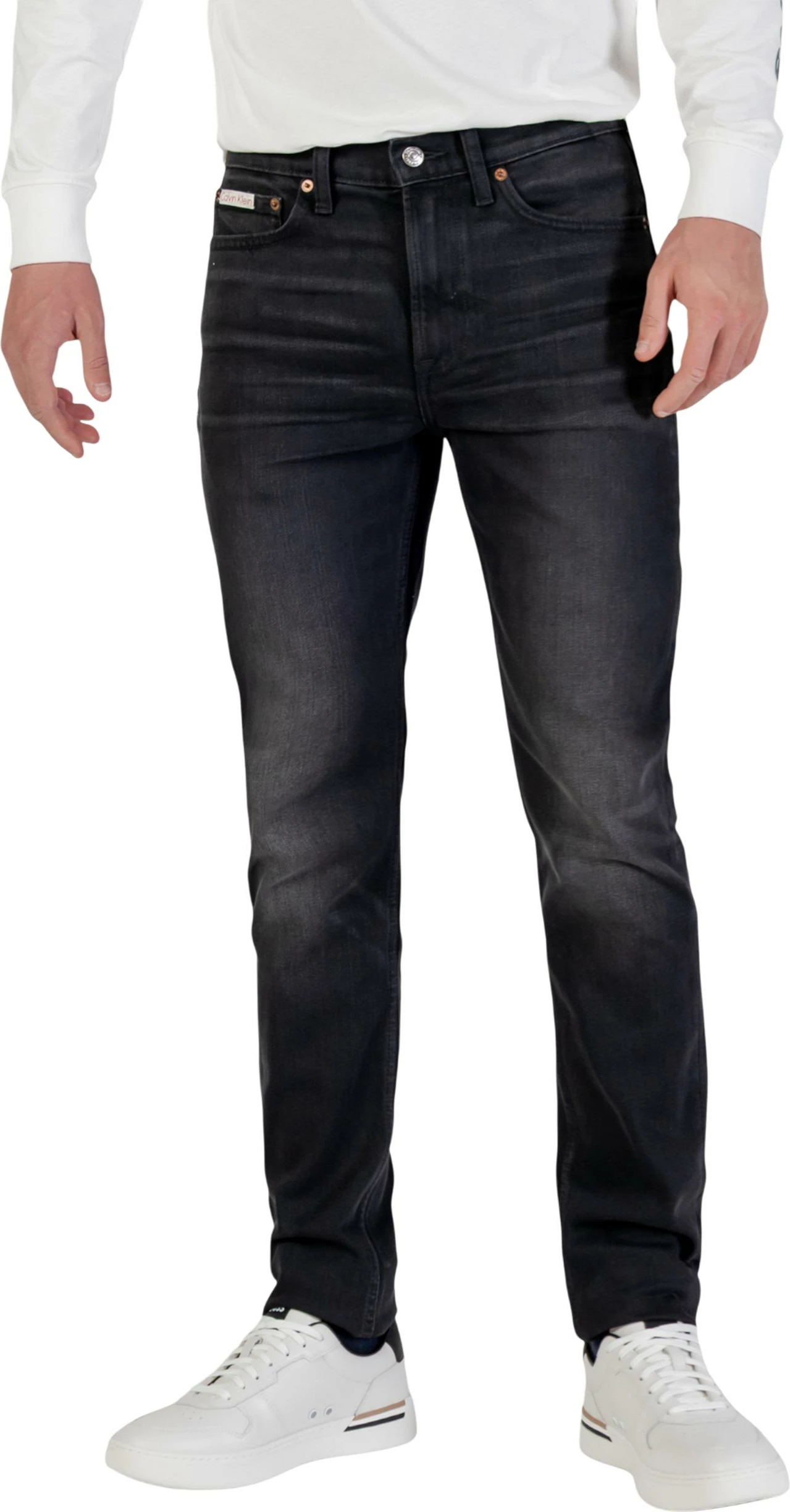Xhinse për meshkuj Calvin Klein Jeans Slim Taper Sidewalk LV04LB776G, denim