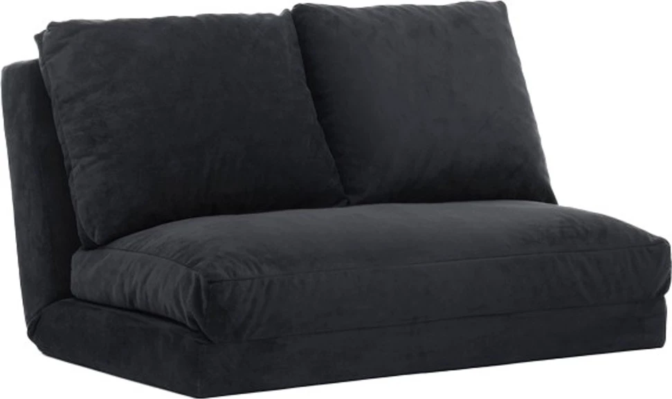 Divan-krevat 2 vendesh Atelier del Sofa, Taida, ngjyrë e zezë