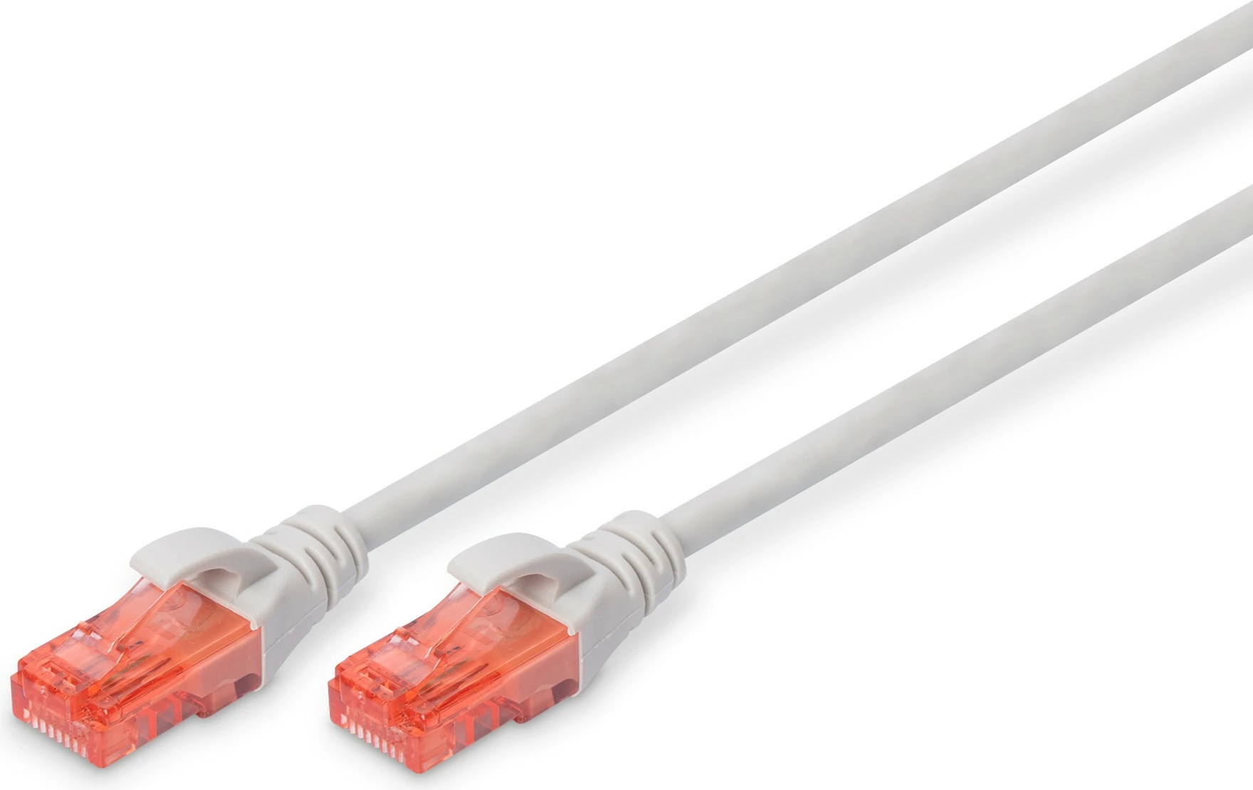 Kabëll rrjeti Cat6 Digitus 2m, RJ-45, LSZH, gri