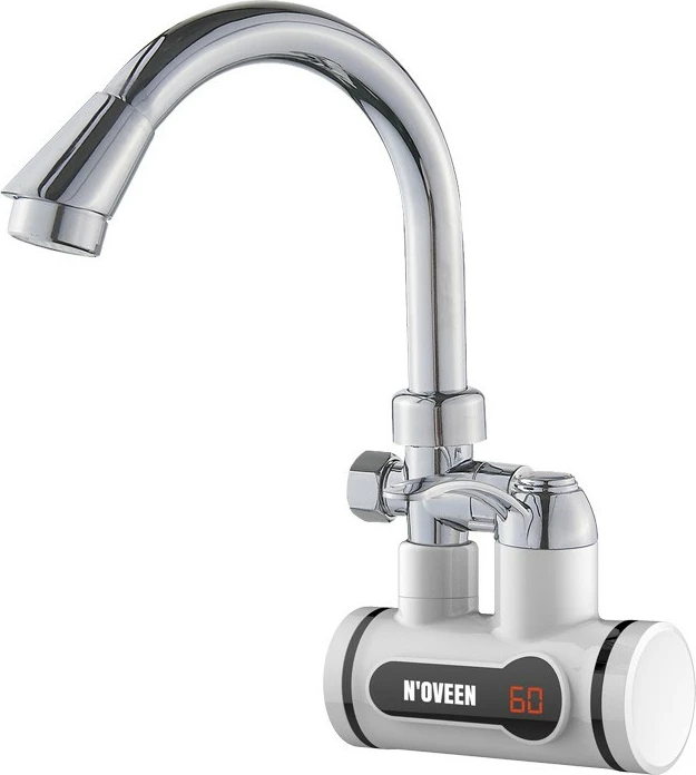 Ngrohës uji rrjedhës NOVEEN IWH370, i bardhë, me kokë dushi