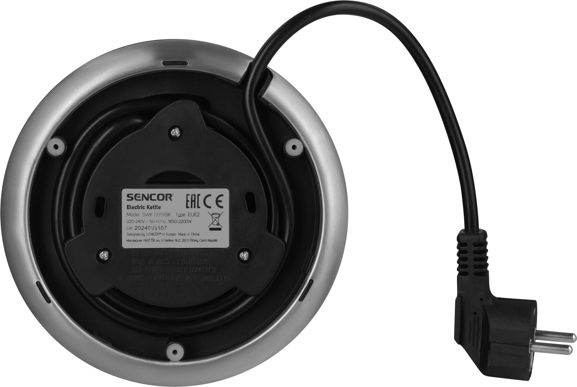 Vlues Uji Sencor SWK 0951BK, 1.7l 2200W, e zezë