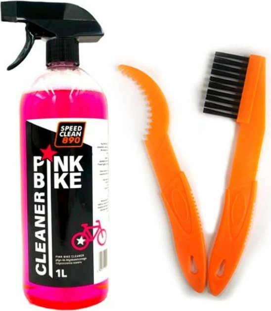 Aksesor pastrimi biçiklete SpeedClean890, rozë