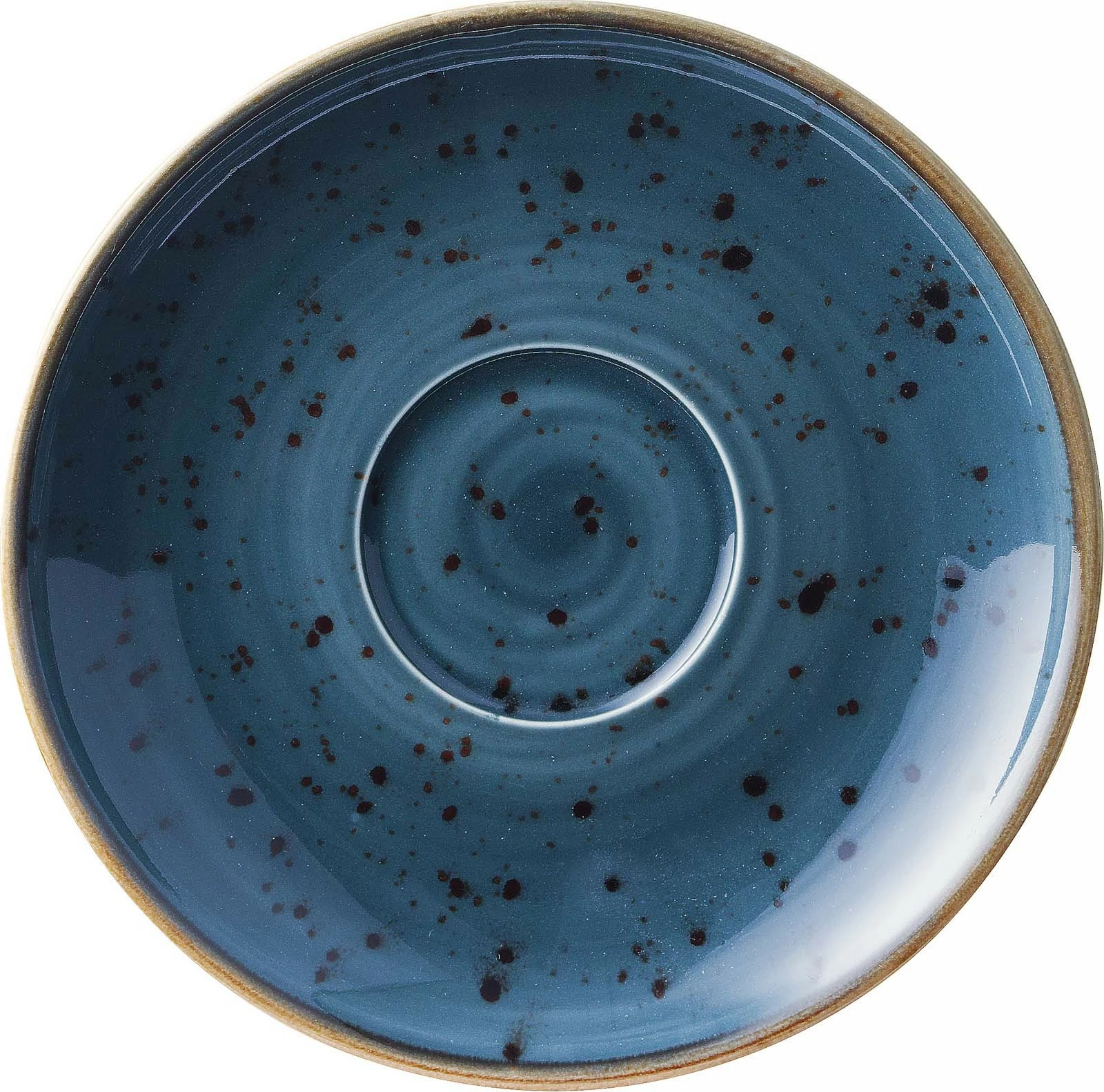Pjatë e vogël për kafe Fine Dine Iris Ø140 mm, blu, set 6 copë