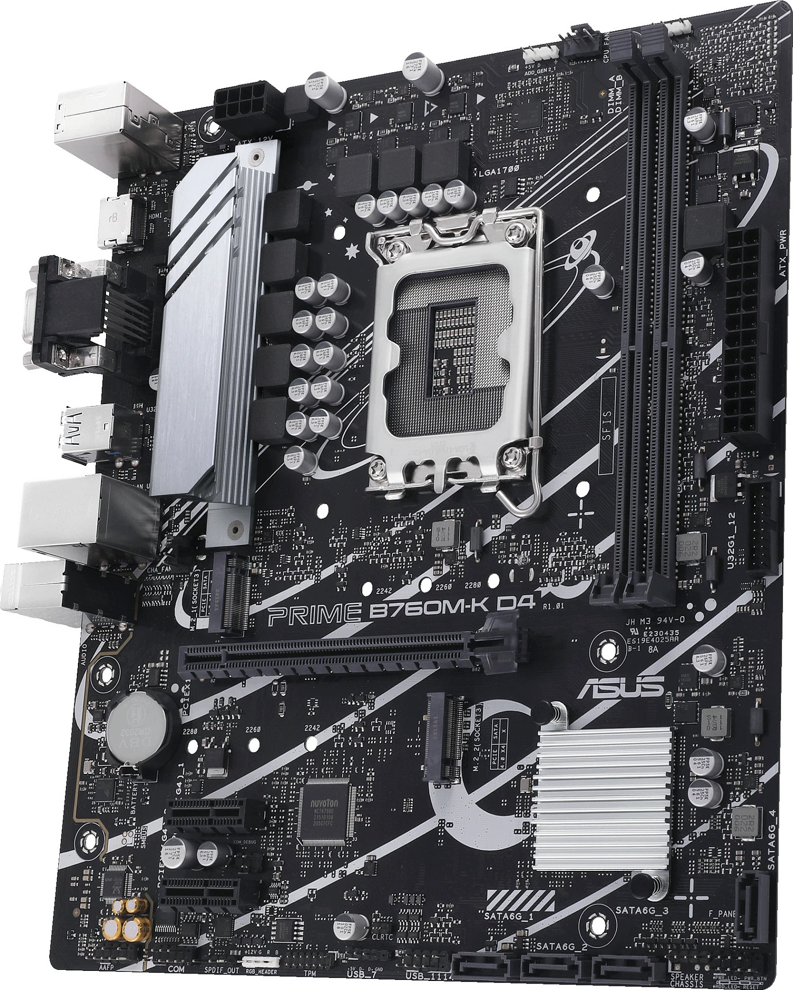 Pllakë amë ASUS PRIME B760M-K D4, LGA 1700, DDR4, micro ATX