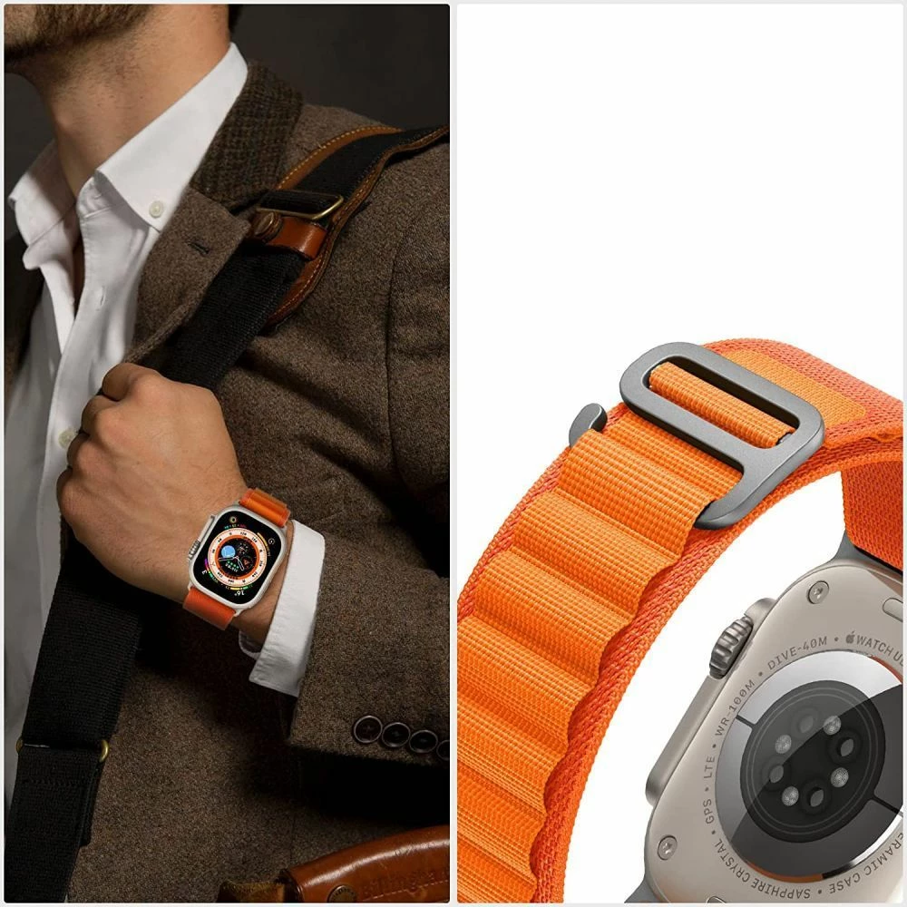 Rrip najloni për Apple Watch Tech-Protect Nylon Pro Strap, Titanium Olive