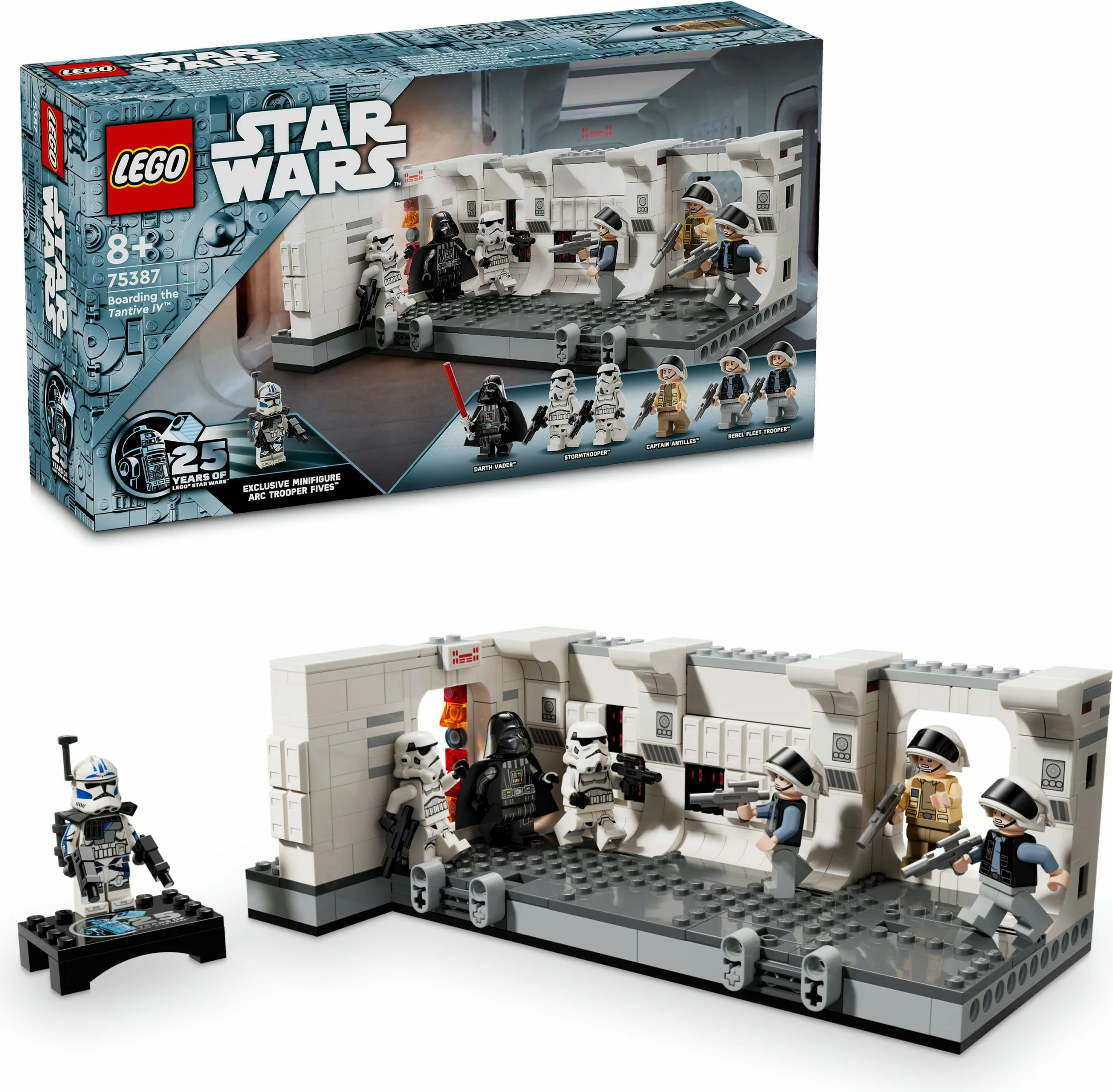 Set ndërtimi LEGO Star Wars 75387 Boarding the Tantive IV, 502 pjesë, multikolor