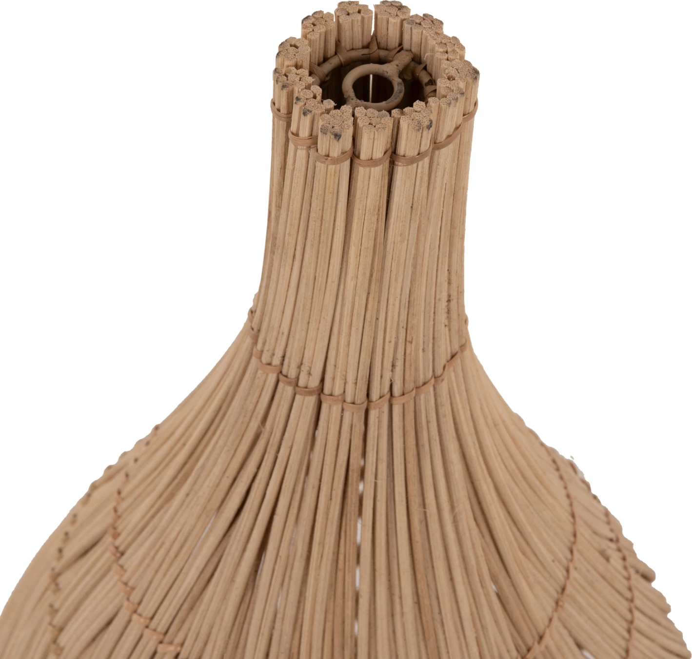 Llambë varëse tavani, rattan natyral, FH7884, Φ28x163.5H cm