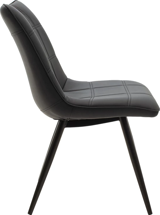 Karrige Nely metal ngjyrë e zezë PU