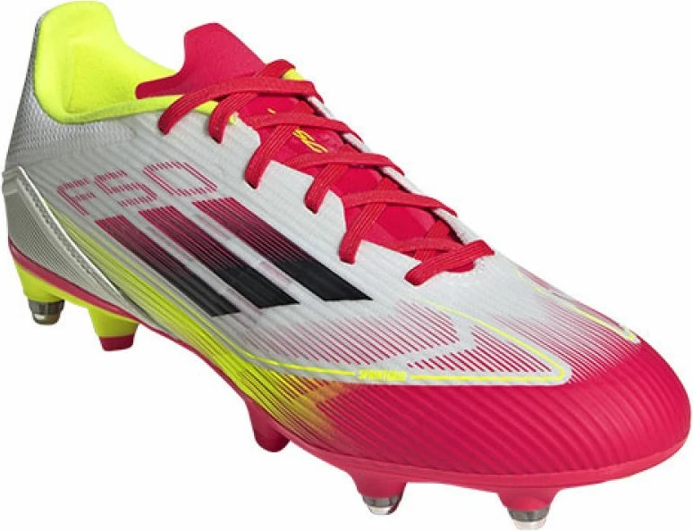 Atlete futbolli adidas për meshkuj, të bardha dhe të kuqe